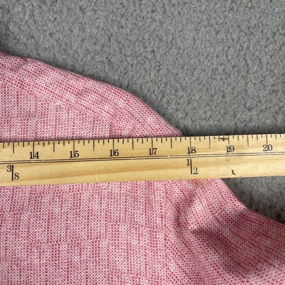 Ted Baker London Mens Button Down Shirt Size 5 43 Chest Pink Geometric - Picture 12 of 16